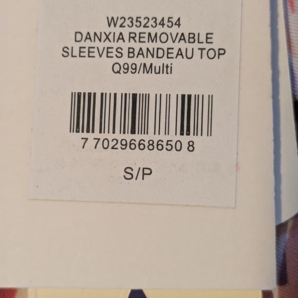 Quintsoul 3-way Bikini Top - Danixa Bandeau Top With Removable Sleeves NWT - Picture 12 of 14